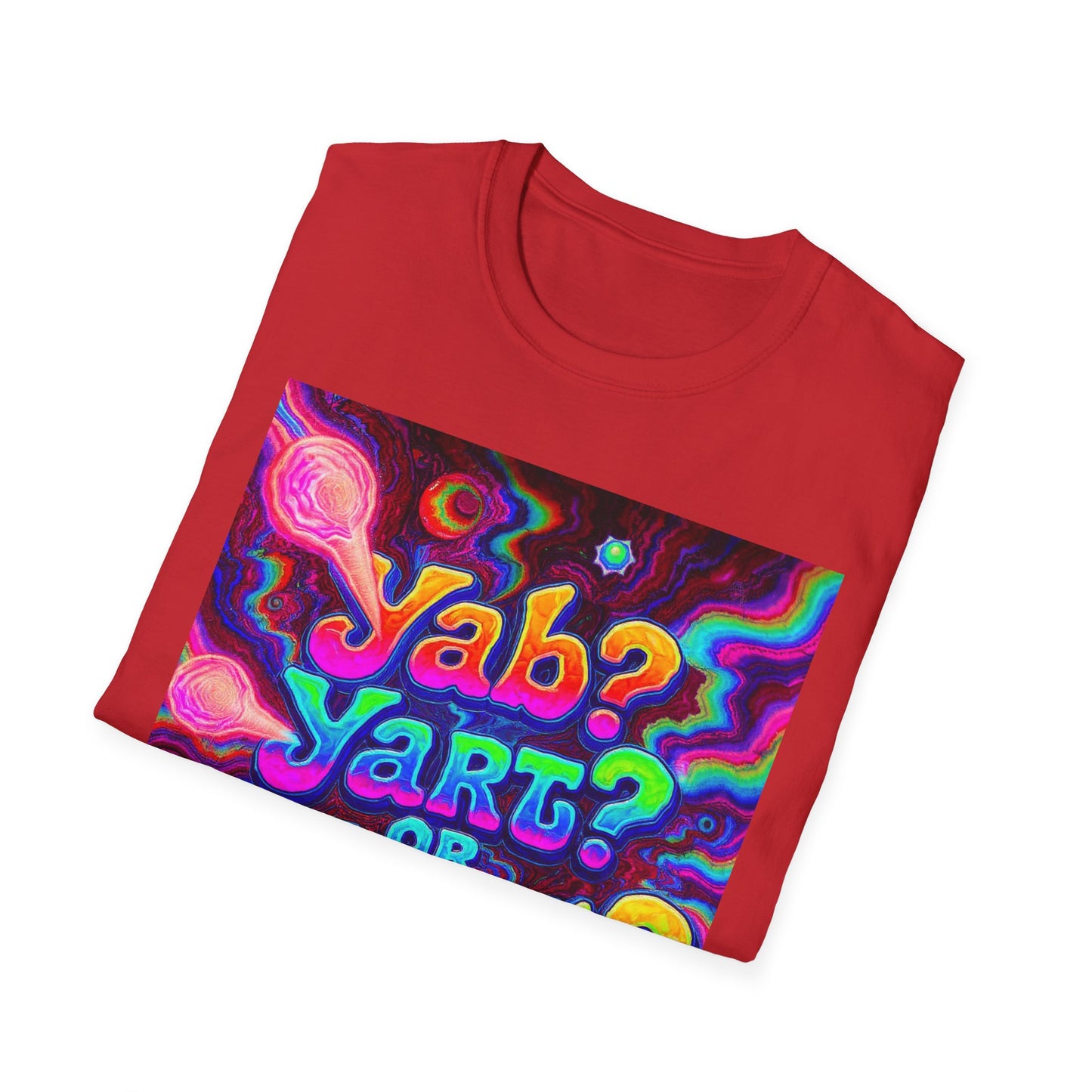 Copy of Yab, Yart or Yong Graphic T-Shirt — Colorful Psychedelic Girl Art