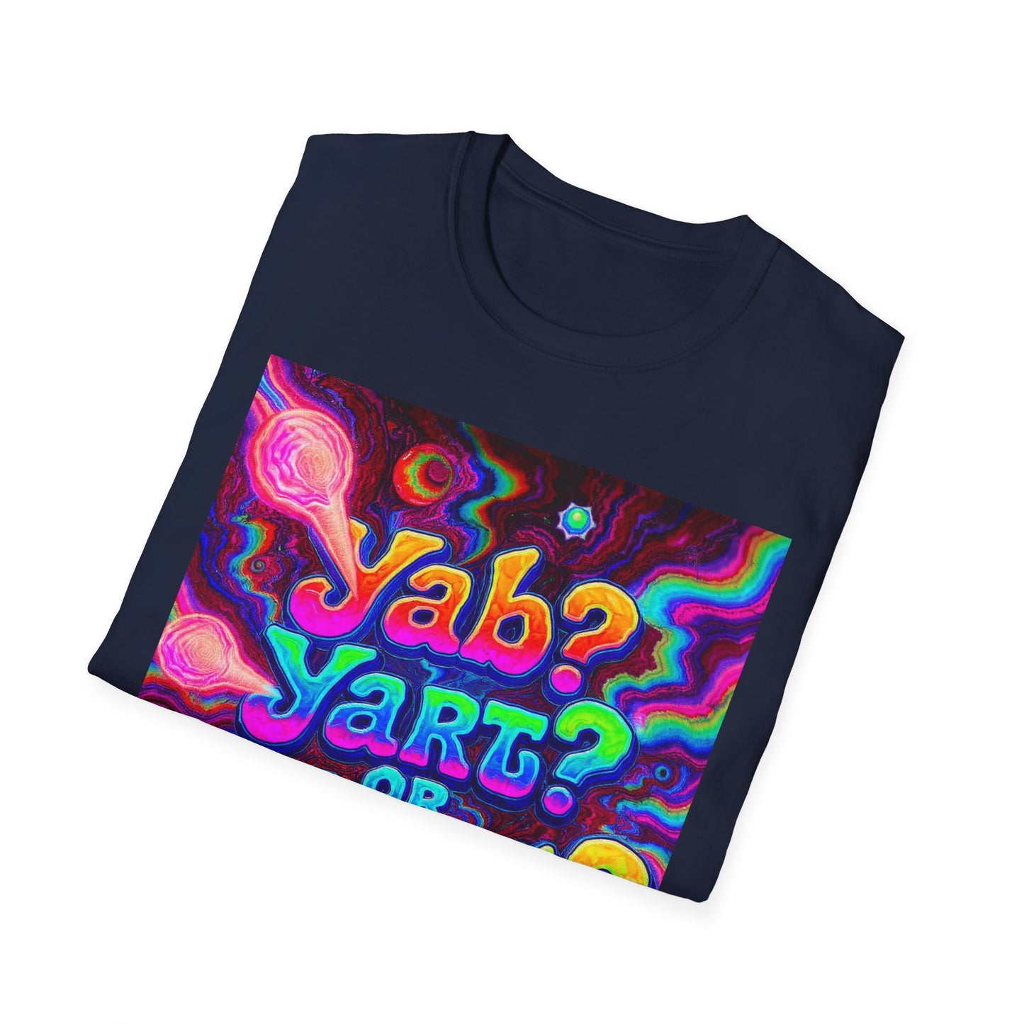 Copy of Yab, Yart or Yong Graphic T-Shirt — Colorful Psychedelic Girl Art
