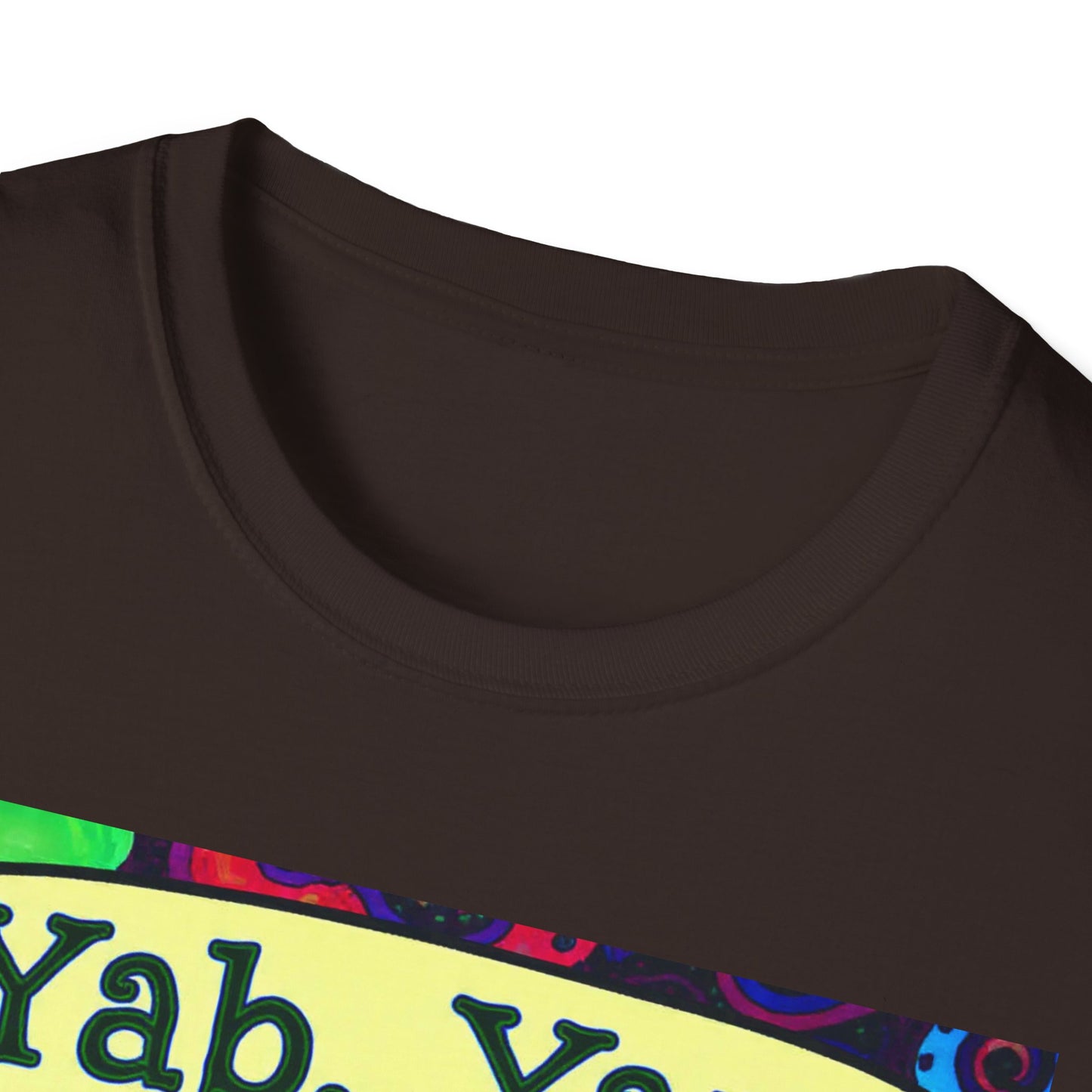 Yab, Yart or Yong Graphic T-Shirt — Colorful Psychedelic Girl Art
