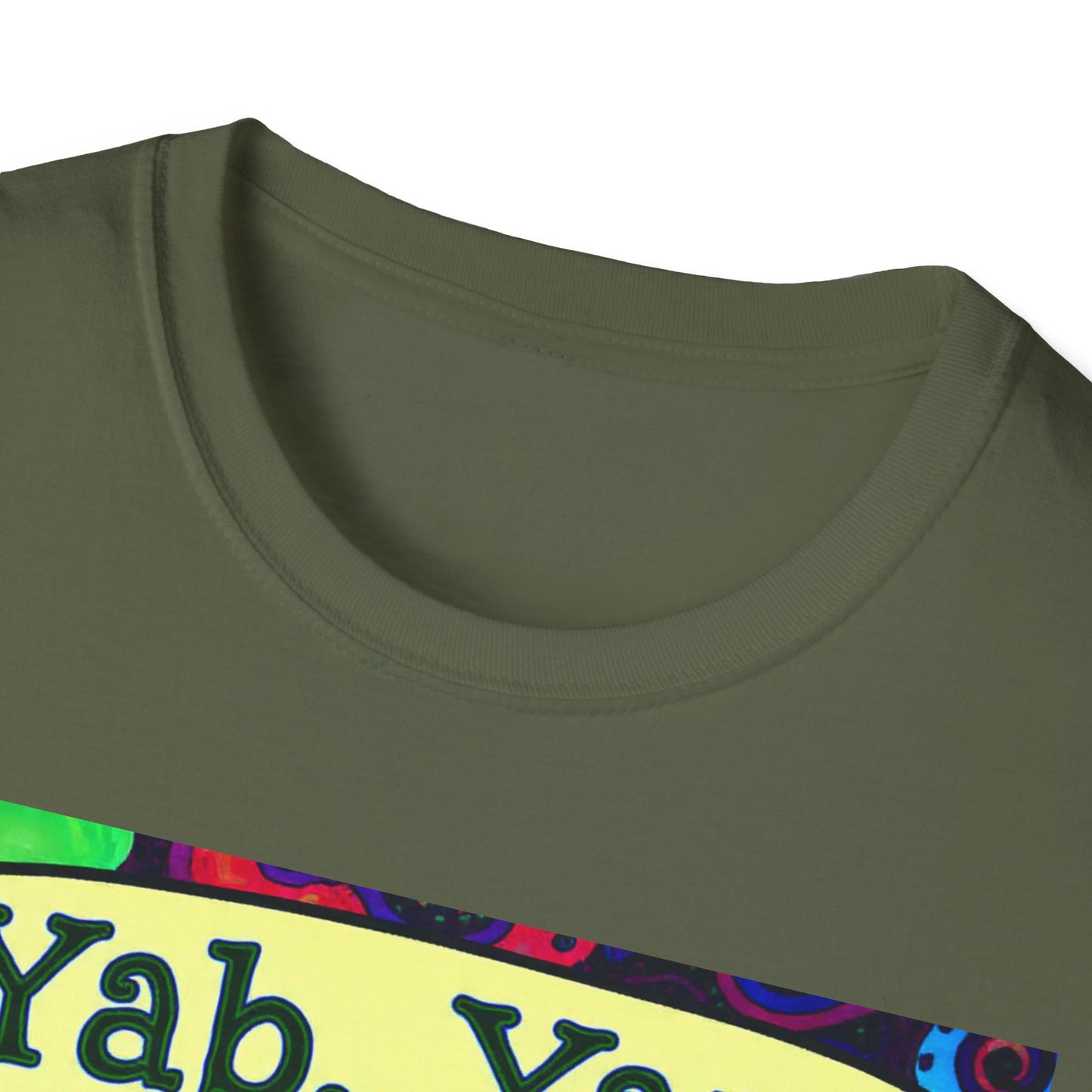 Yab, Yart or Yong Graphic T-Shirt — Colorful Psychedelic Girl Art