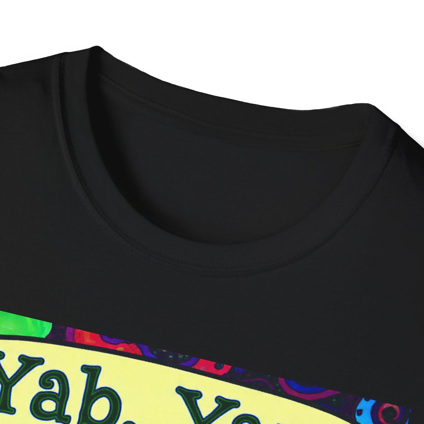 Yab, Yart or Yong Graphic T-Shirt — Colorful Psychedelic Girl Art