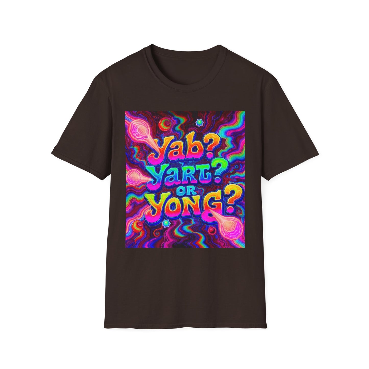 Copy of Yab, Yart or Yong Graphic T-Shirt — Colorful Psychedelic Girl Art