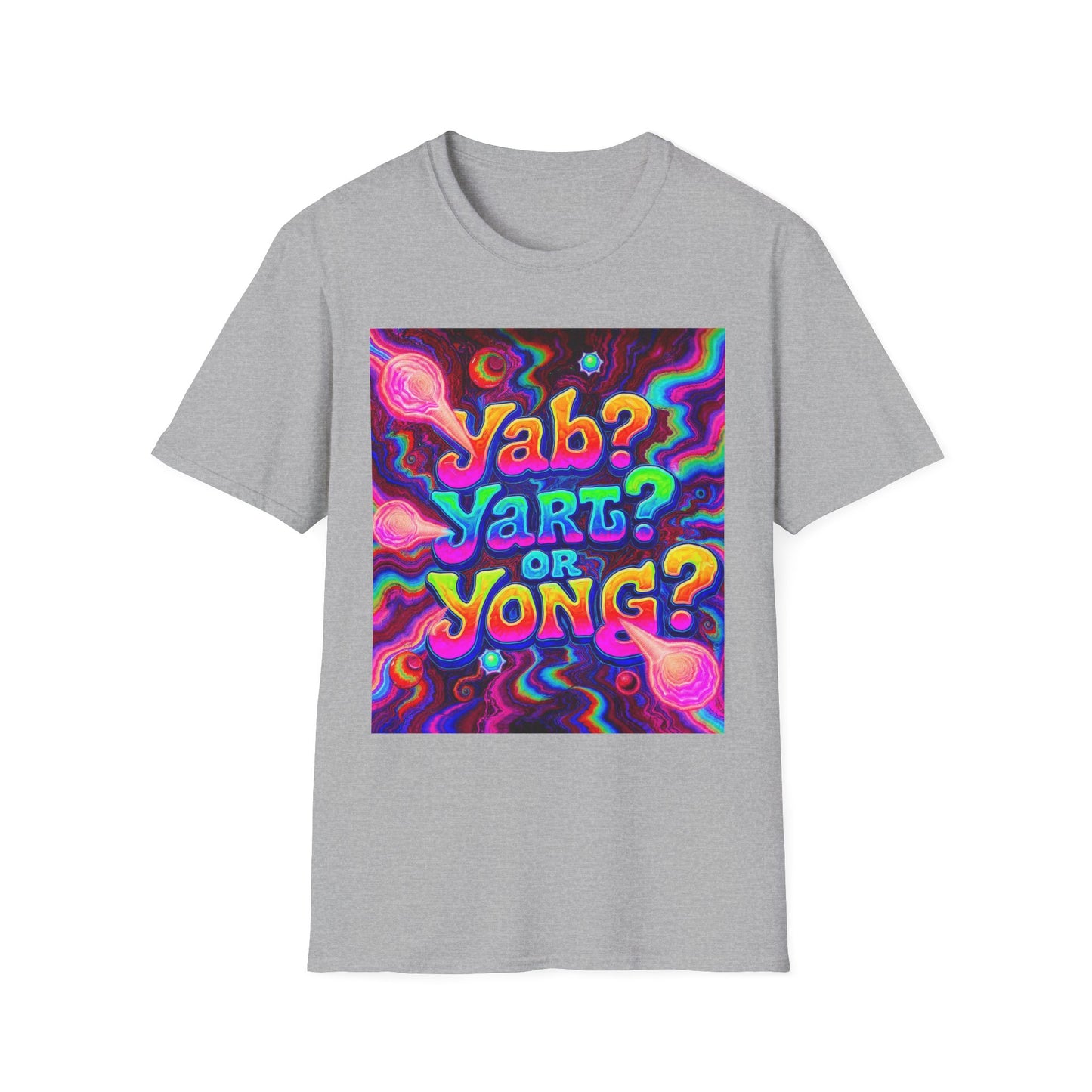 Copy of Yab, Yart or Yong Graphic T-Shirt — Colorful Psychedelic Girl Art