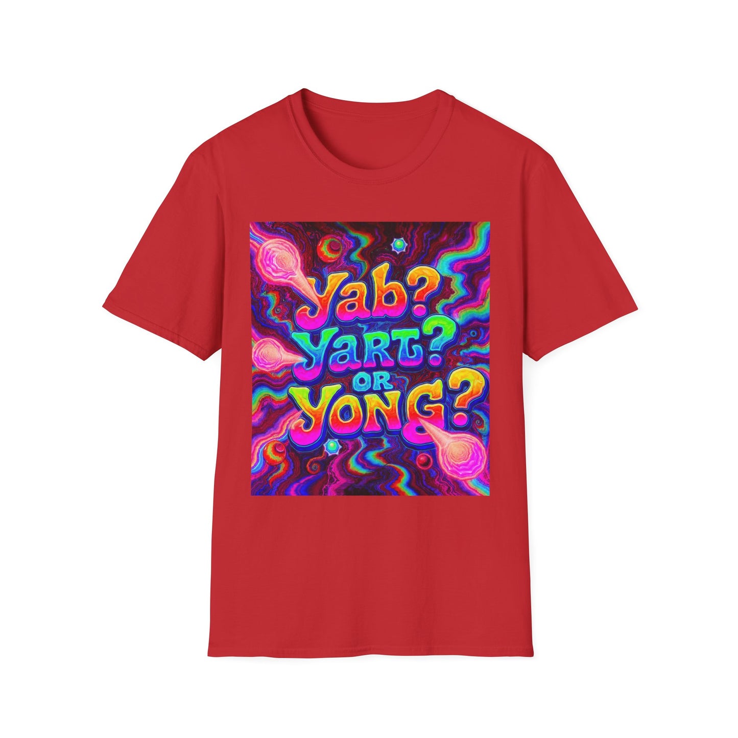 Copy of Yab, Yart or Yong Graphic T-Shirt — Colorful Psychedelic Girl Art