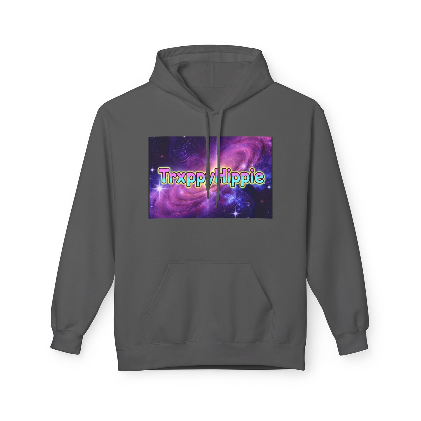 Trippy Hippie Hoodie — Retro Psychedelic Galaxy Graphic Hoodie