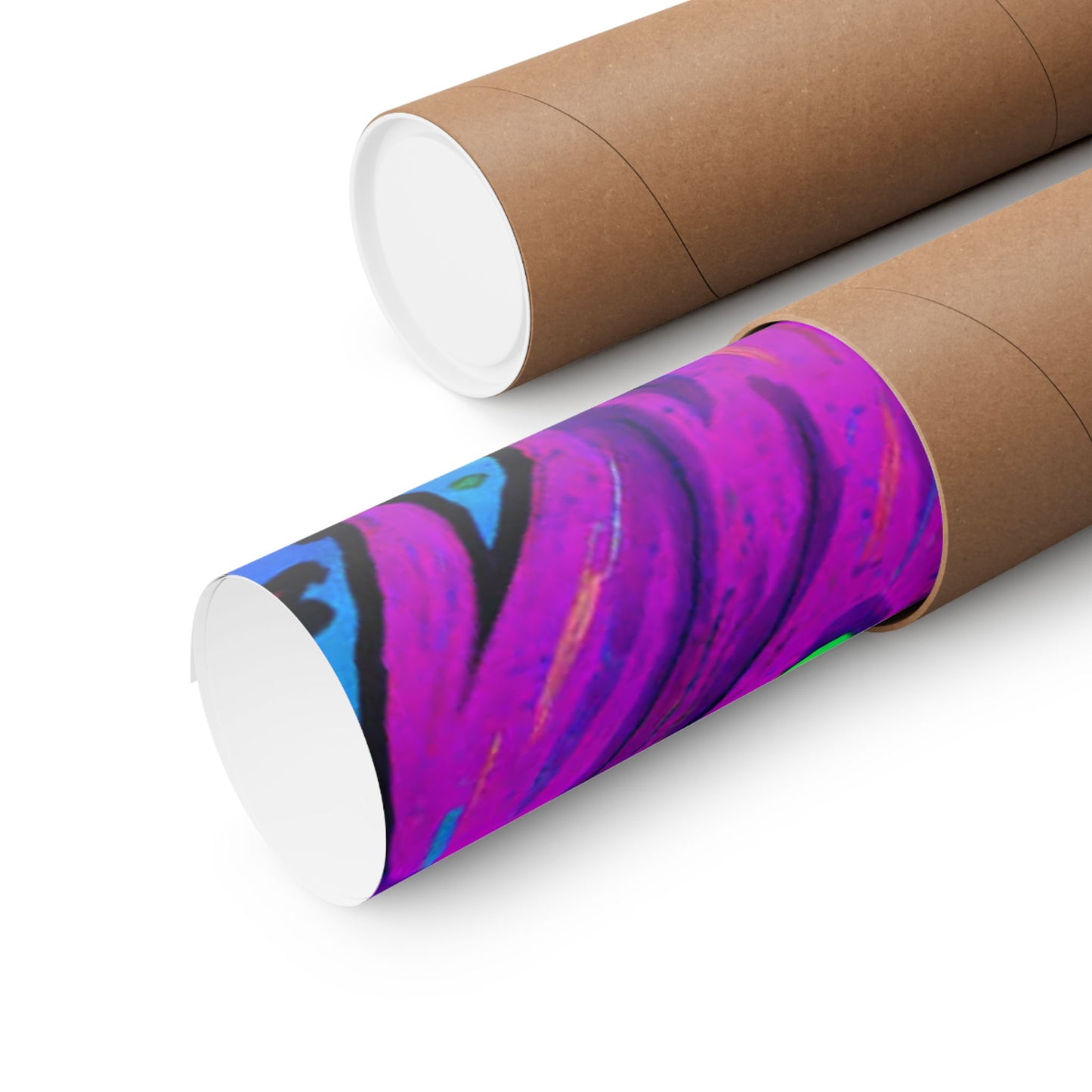 Psychedelic Cartoon Poster — "Yab, Yart or Yong" Matte Vertical Art Print