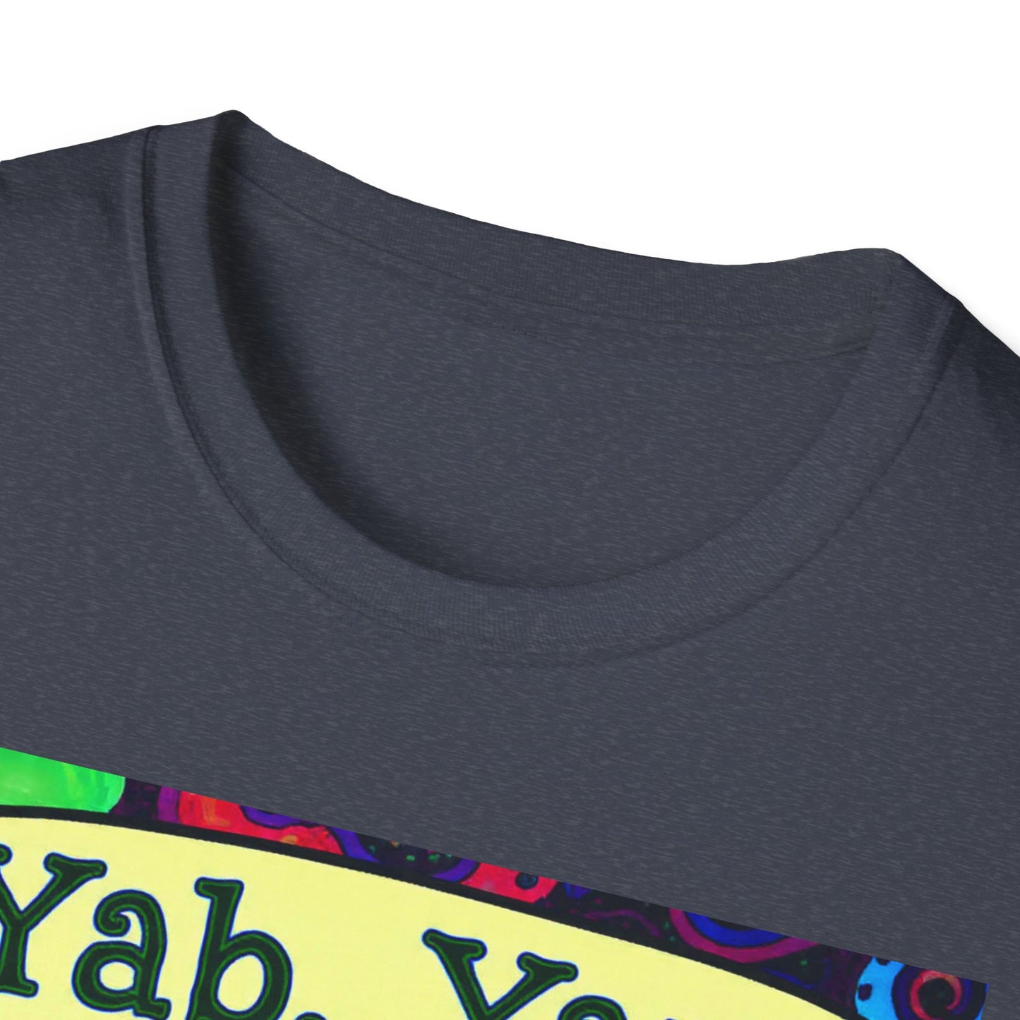 Yab, Yart or Yong Graphic T-Shirt — Colorful Psychedelic Girl Art