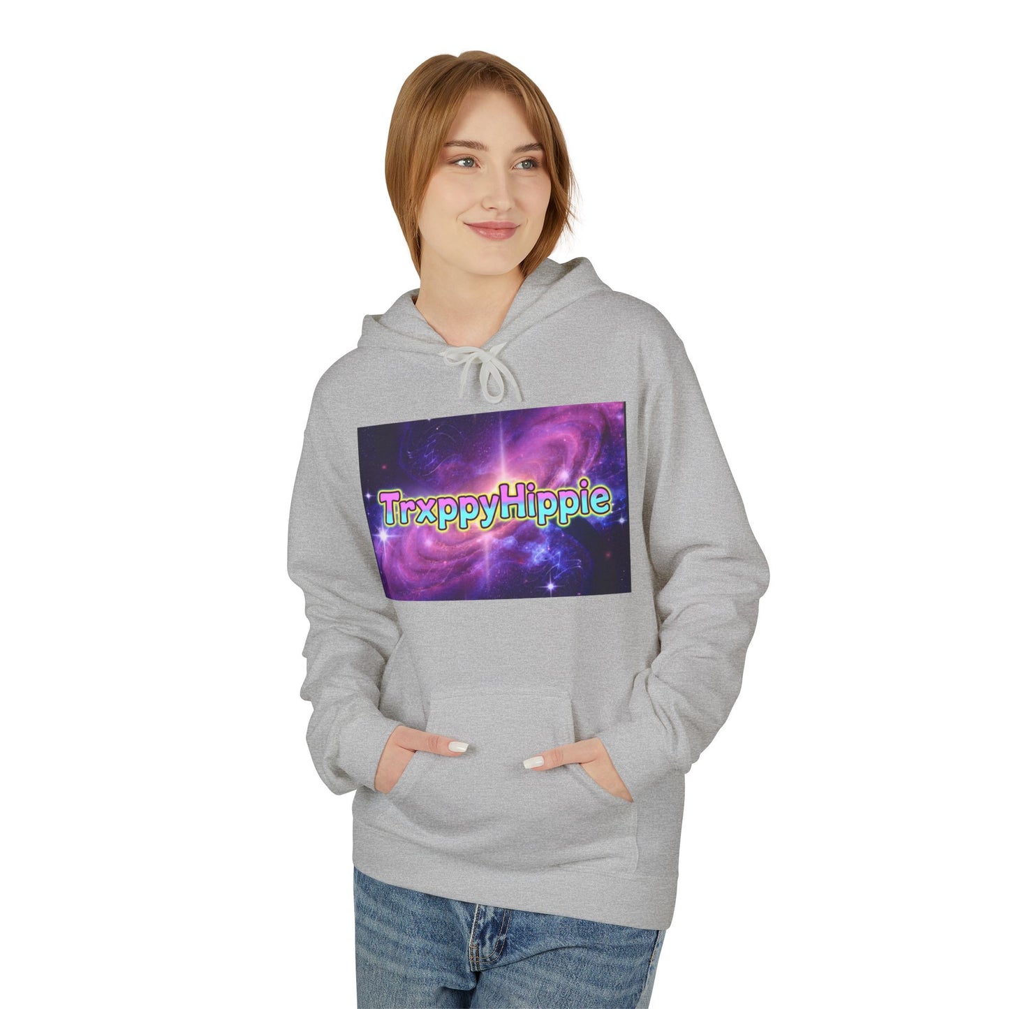 Trippy Hippie Hoodie — Retro Psychedelic Galaxy Graphic Hoodie