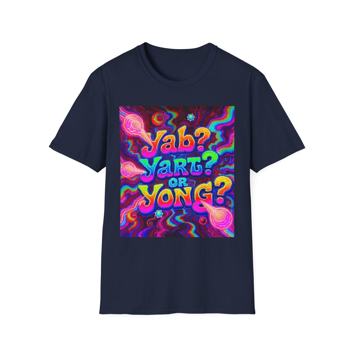 Copy of Yab, Yart or Yong Graphic T-Shirt — Colorful Psychedelic Girl Art