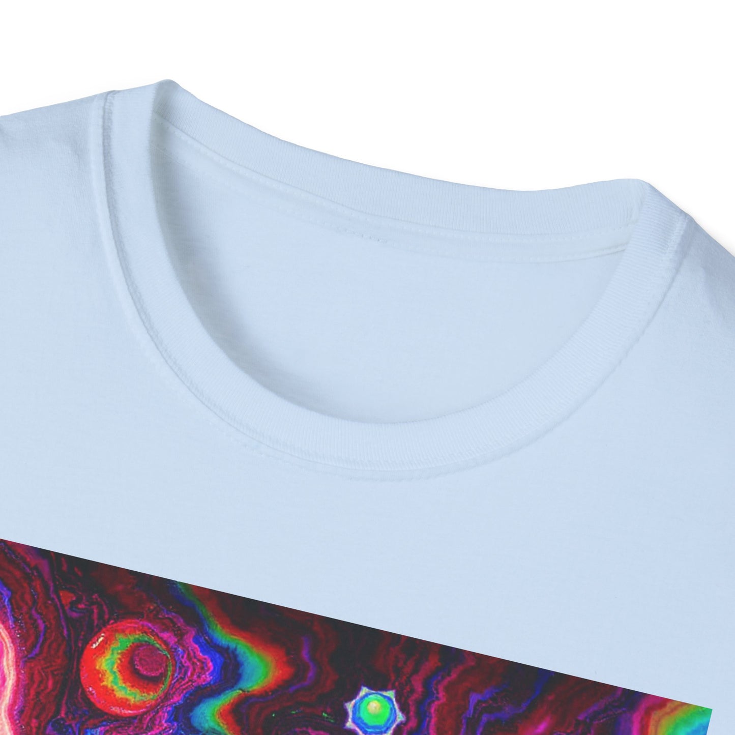 Copy of Yab, Yart or Yong Graphic T-Shirt — Colorful Psychedelic Girl Art