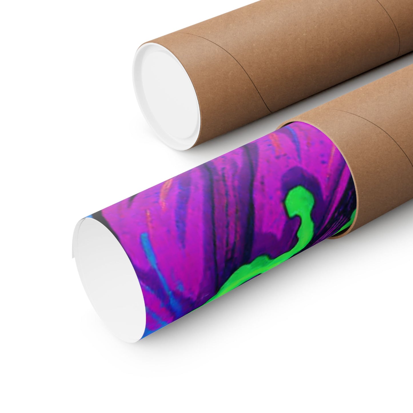 Psychedelic Cartoon Poster — "Yab, Yart or Yong" Matte Vertical Art Print