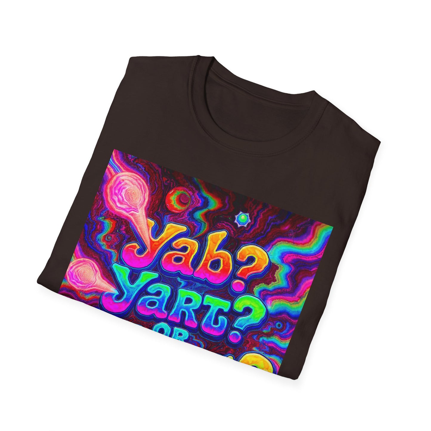 Copy of Yab, Yart or Yong Graphic T-Shirt — Colorful Psychedelic Girl Art