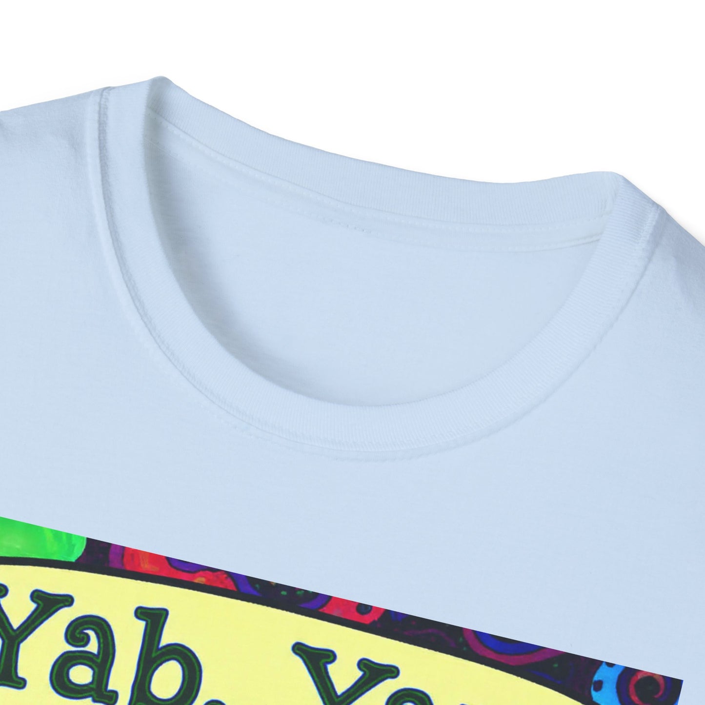 Yab, Yart or Yong Graphic T-Shirt — Colorful Psychedelic Girl Art