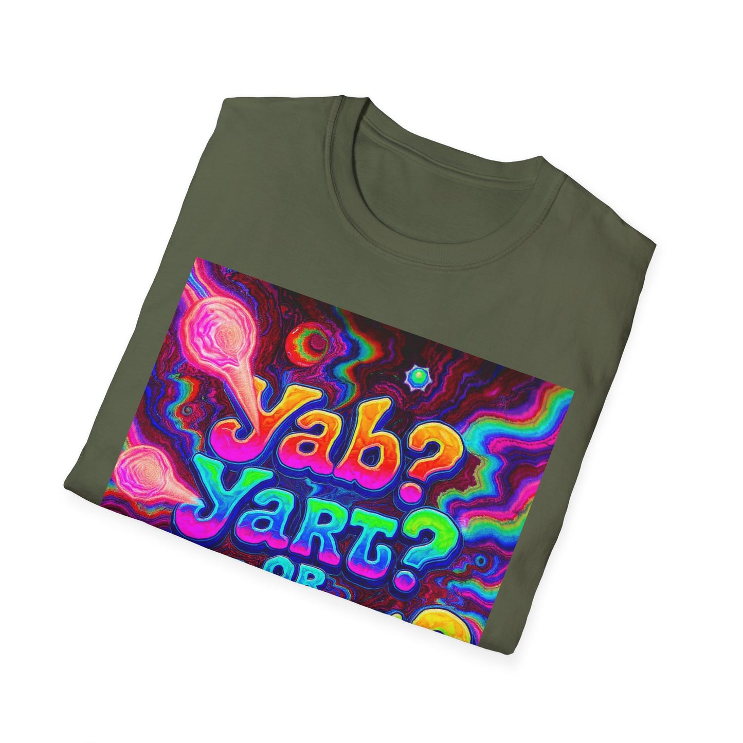 Copy of Yab, Yart or Yong Graphic T-Shirt — Colorful Psychedelic Girl Art