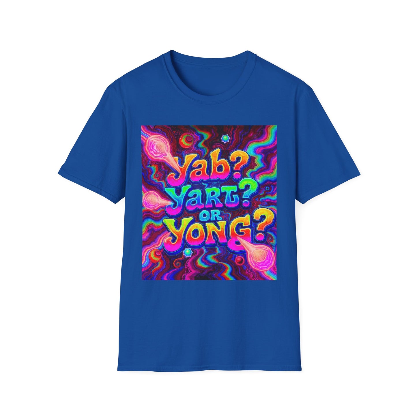 Copy of Yab, Yart or Yong Graphic T-Shirt — Colorful Psychedelic Girl Art