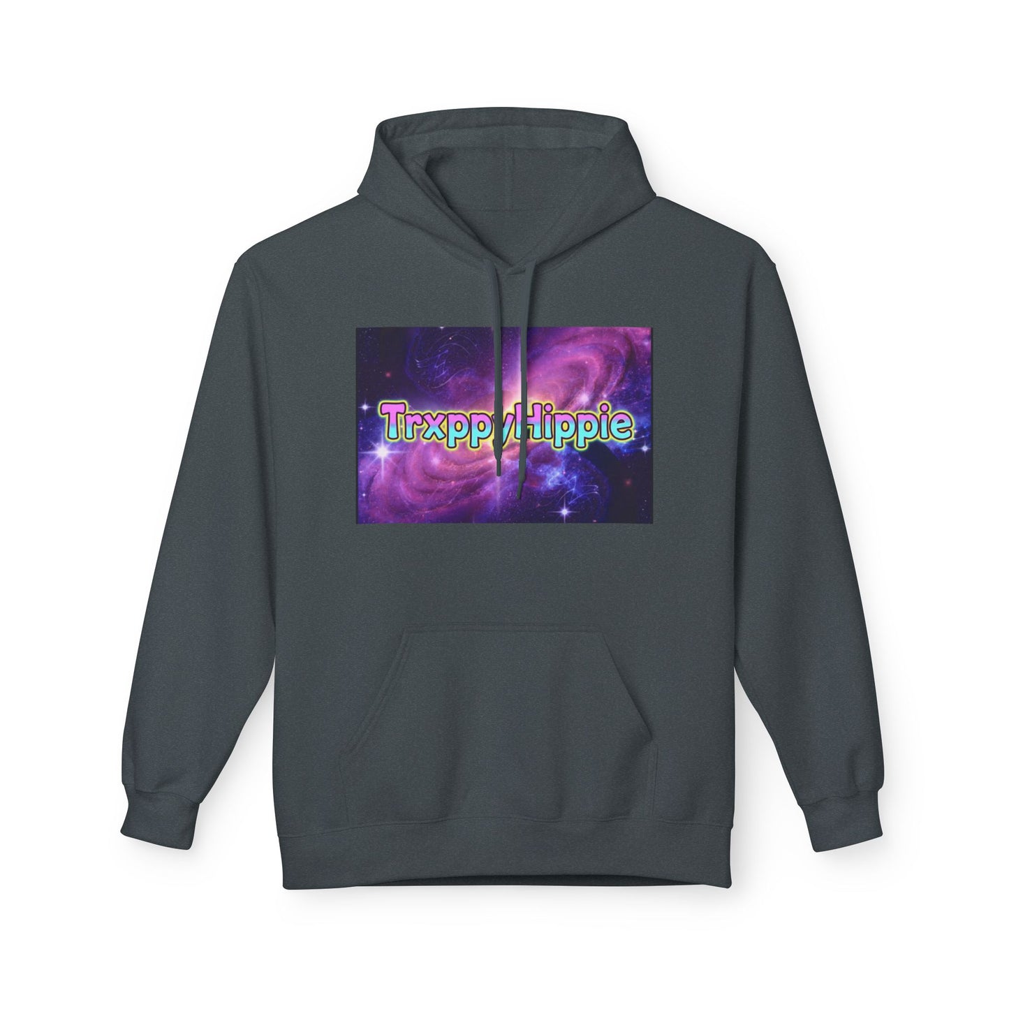 Trippy Hippie Hoodie — Retro Psychedelic Galaxy Graphic Hoodie