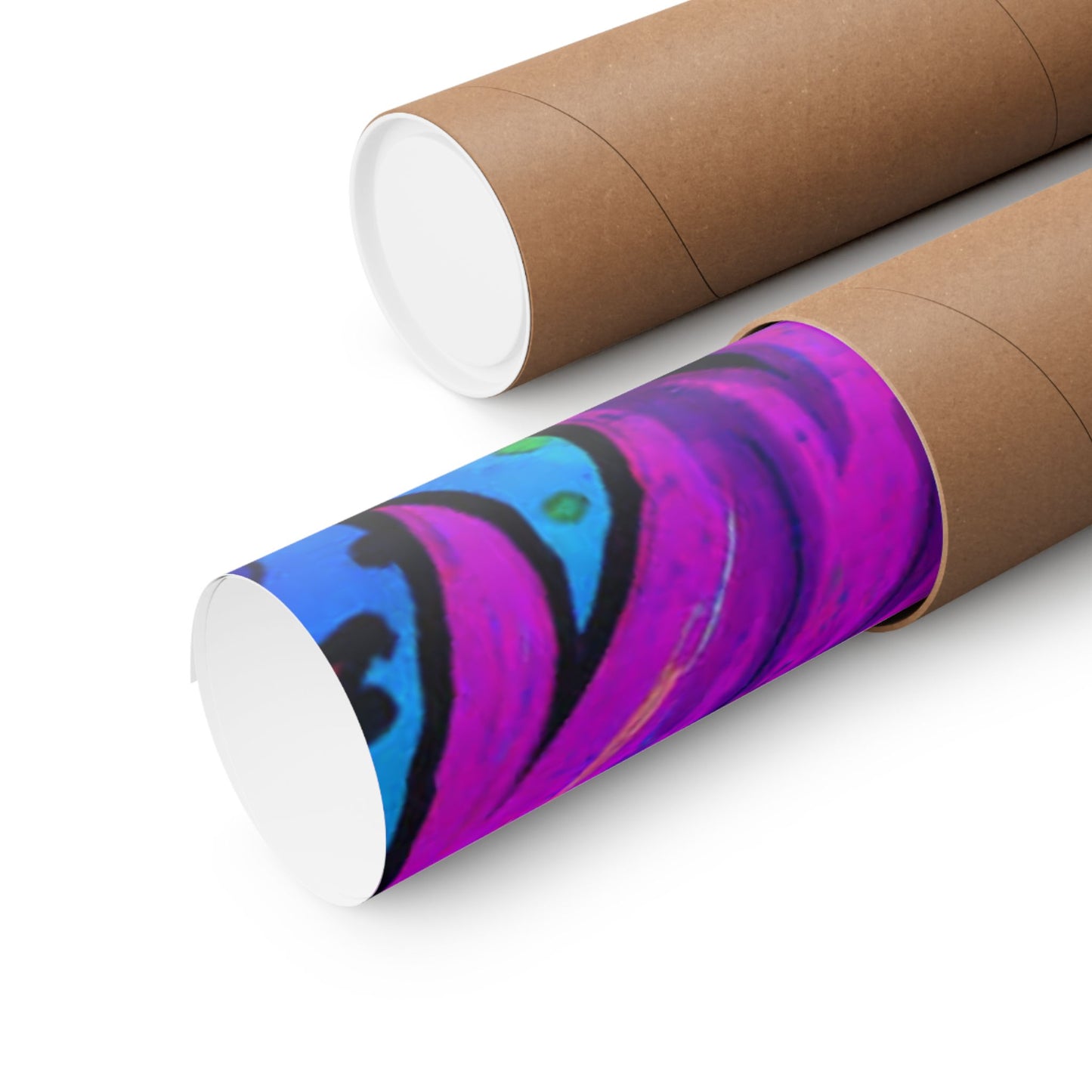 Psychedelic Cartoon Poster — "Yab, Yart or Yong" Matte Vertical Art Print