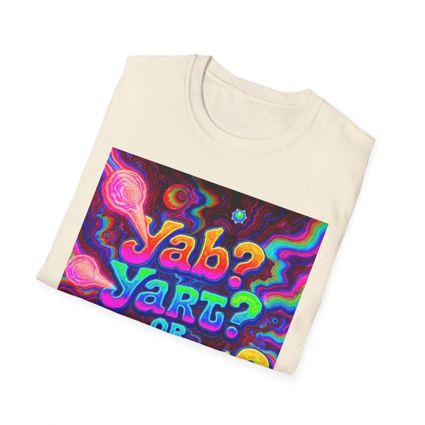 Copy of Yab, Yart or Yong Graphic T-Shirt — Colorful Psychedelic Girl Art