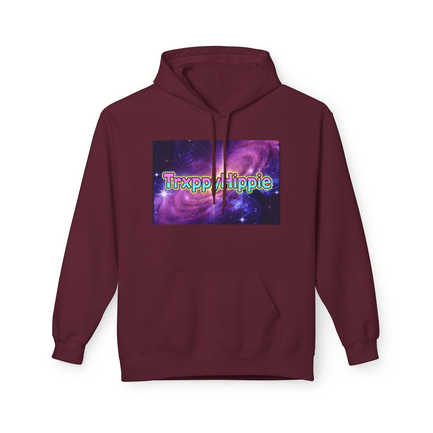 Trippy Hippie Hoodie — Retro Psychedelic Galaxy Graphic Hoodie