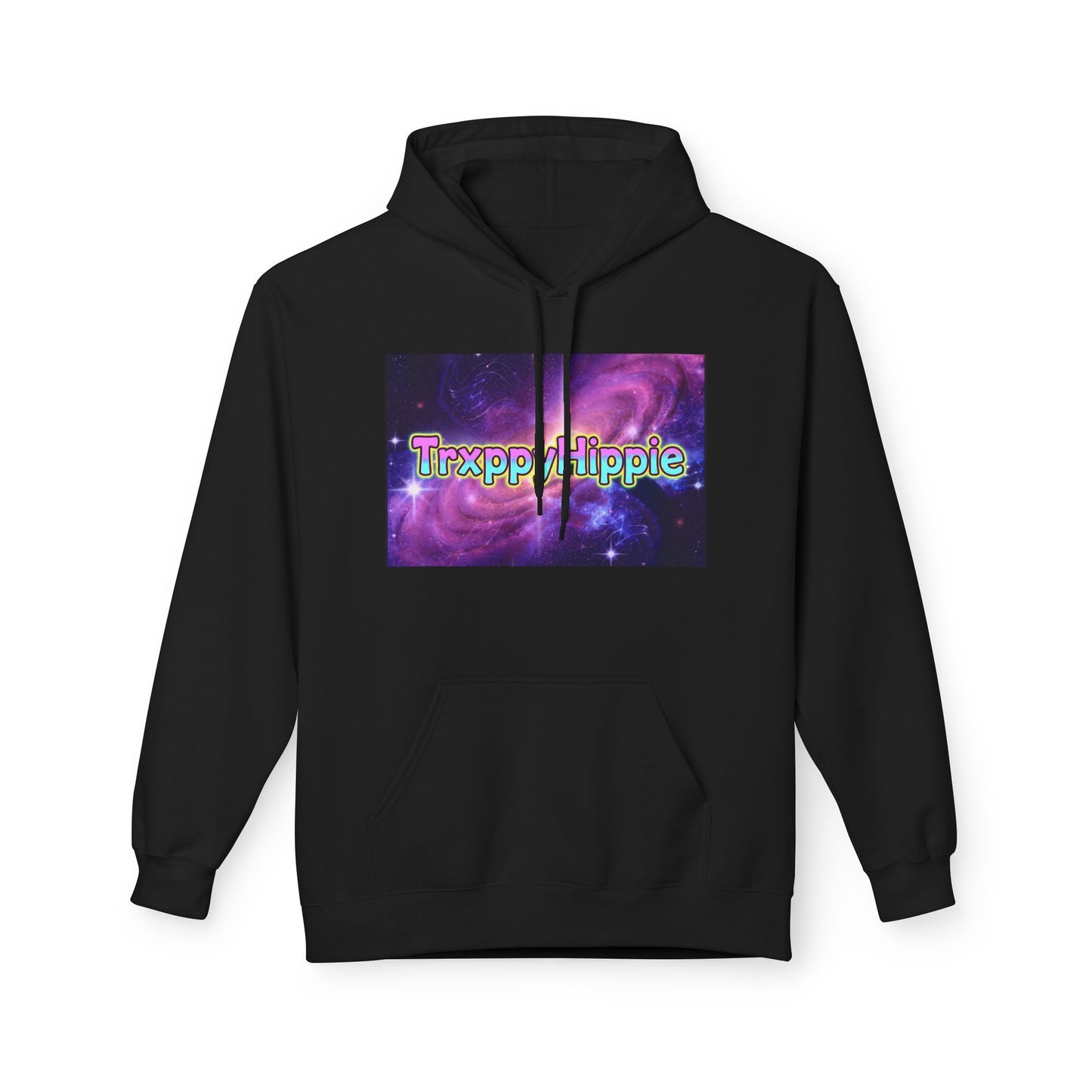 Trippy Hippie Hoodie — Retro Psychedelic Galaxy Graphic Hoodie