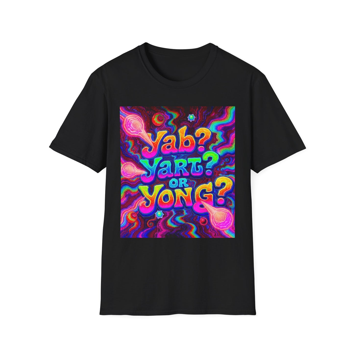 Copy of Yab, Yart or Yong Graphic T-Shirt — Colorful Psychedelic Girl Art