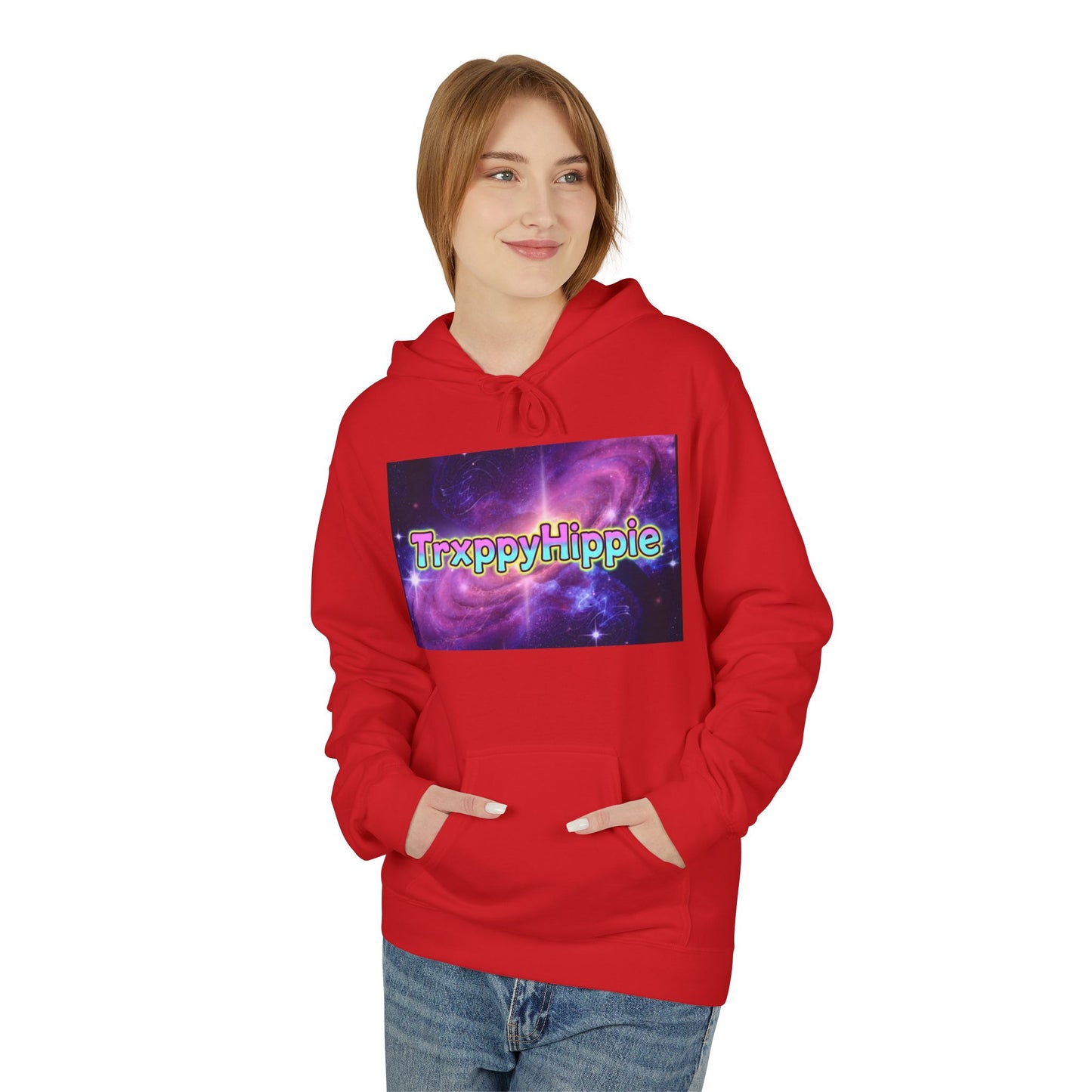 Trippy Hippie Hoodie — Retro Psychedelic Galaxy Graphic Hoodie