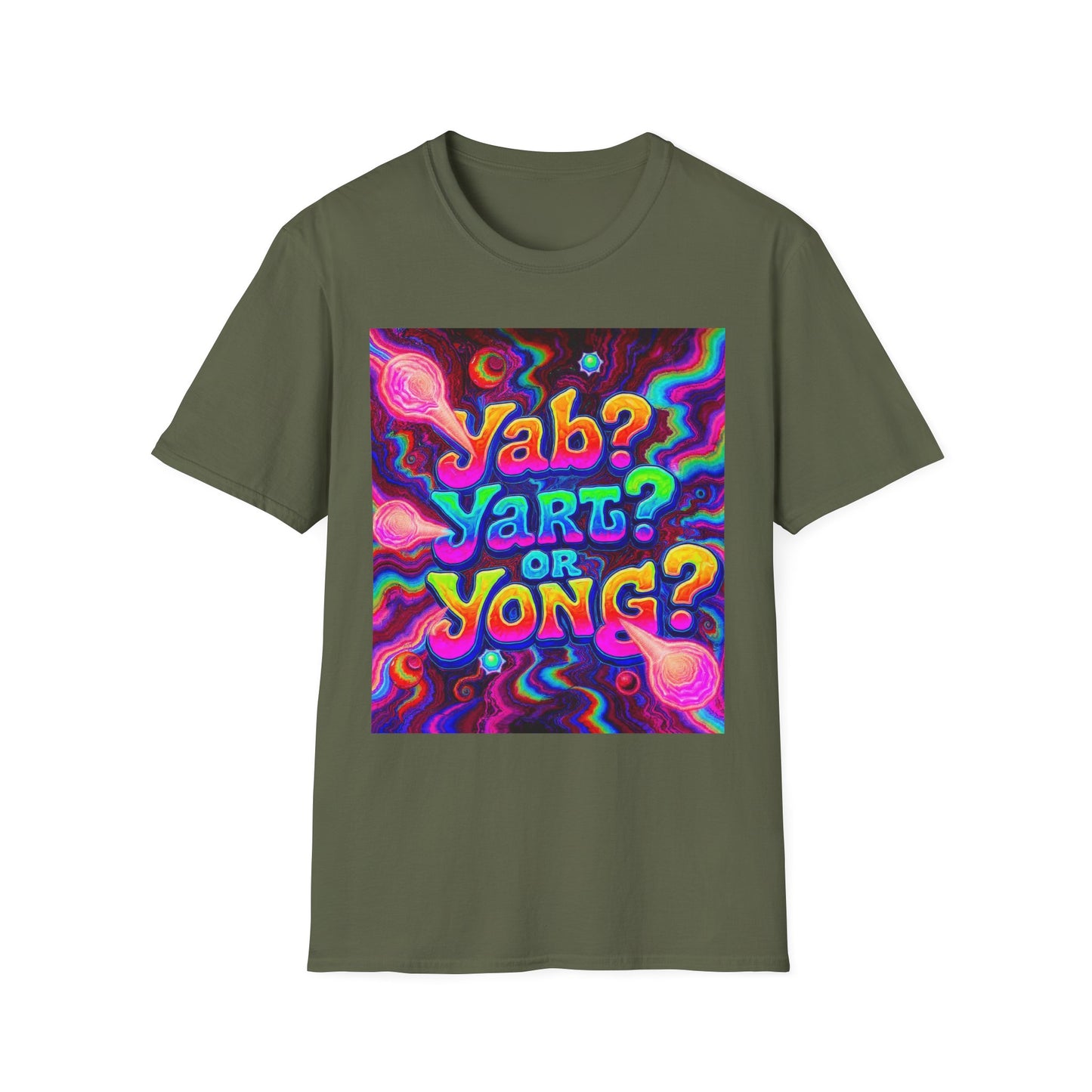 Copy of Yab, Yart or Yong Graphic T-Shirt — Colorful Psychedelic Girl Art
