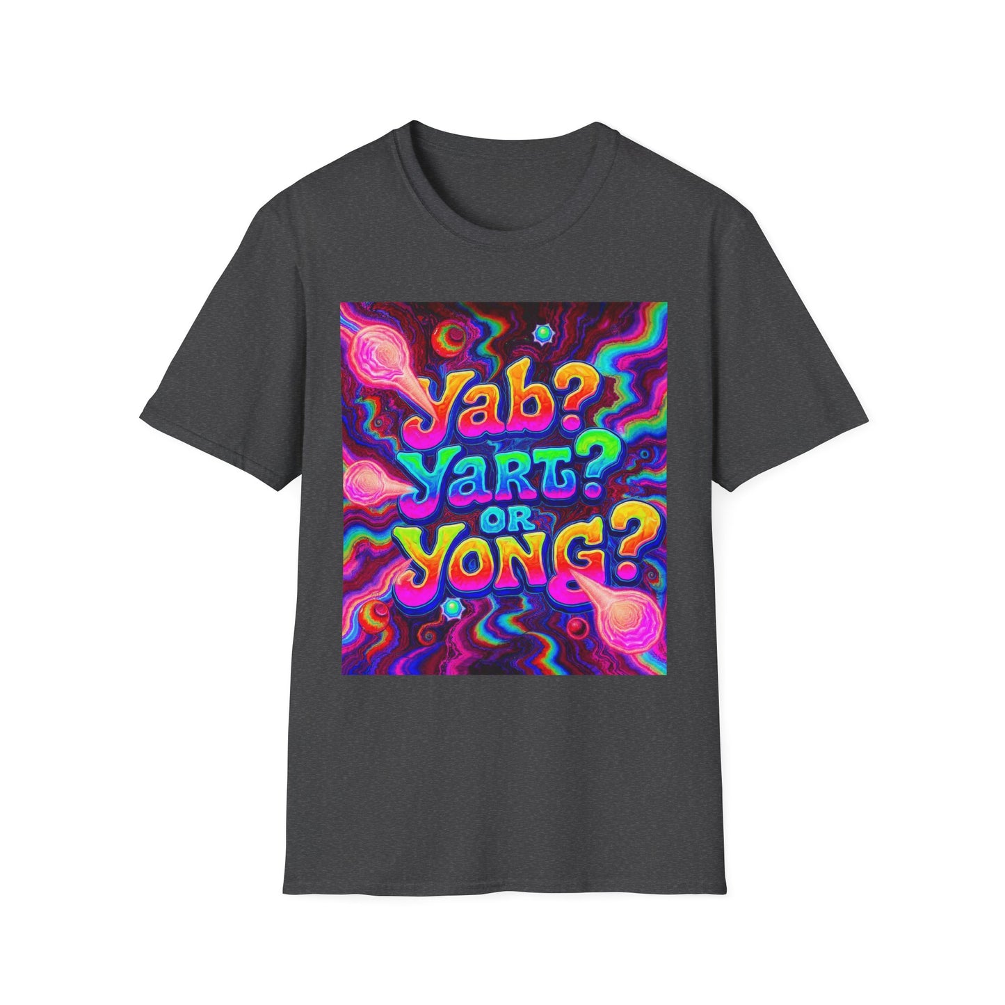 Copy of Yab, Yart or Yong Graphic T-Shirt — Colorful Psychedelic Girl Art