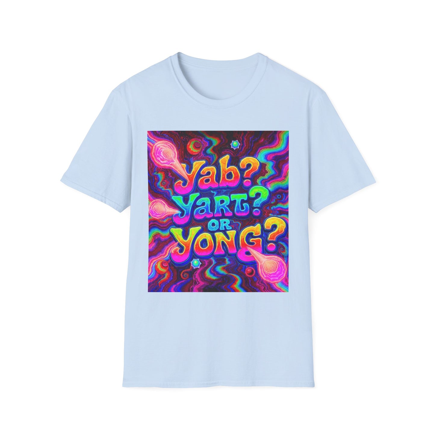 Copy of Yab, Yart or Yong Graphic T-Shirt — Colorful Psychedelic Girl Art