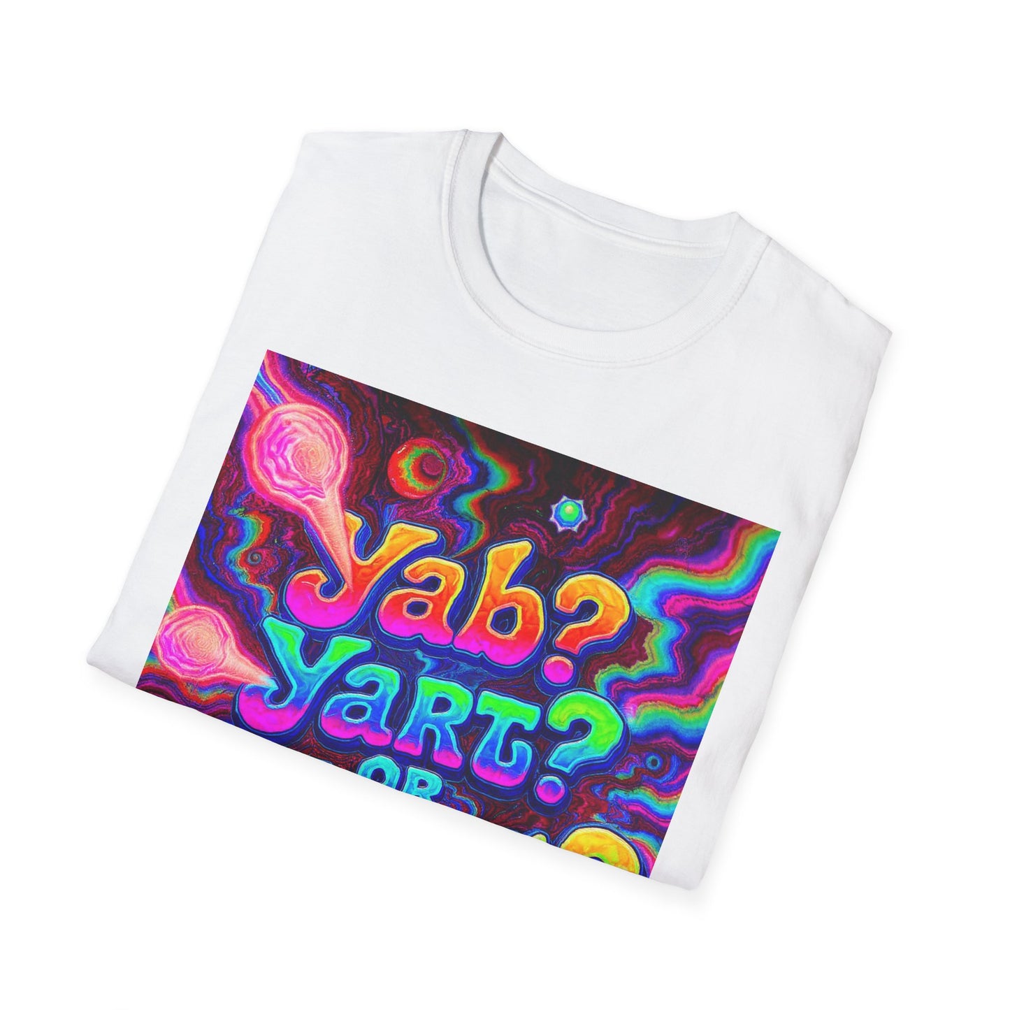Copy of Yab, Yart or Yong Graphic T-Shirt — Colorful Psychedelic Girl Art