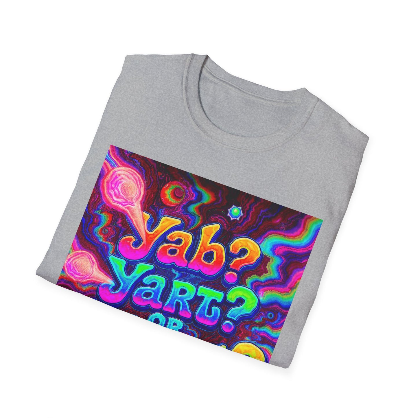 Copy of Yab, Yart or Yong Graphic T-Shirt — Colorful Psychedelic Girl Art