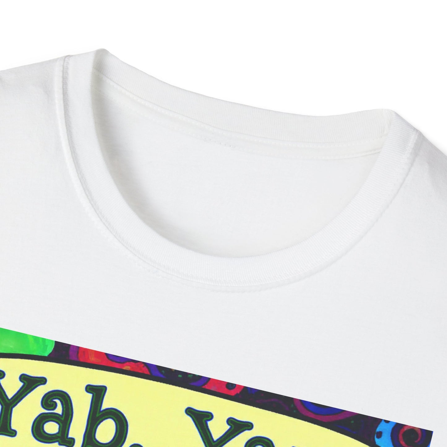 Yab, Yart or Yong Graphic T-Shirt — Colorful Psychedelic Girl Art
