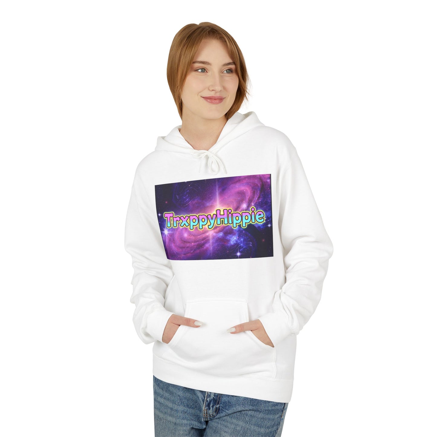 Trippy Hippie Hoodie — Retro Psychedelic Galaxy Graphic Hoodie