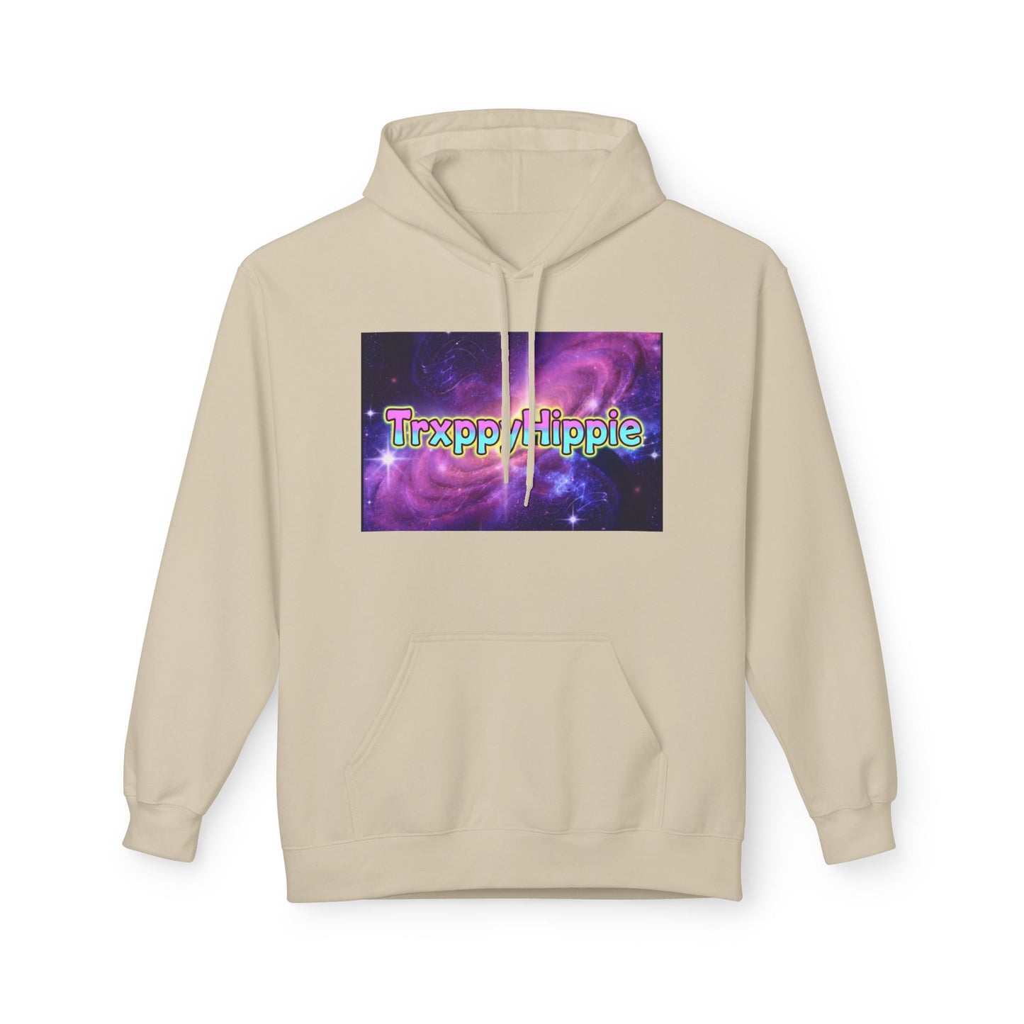 Trippy Hippie Hoodie — Retro Psychedelic Galaxy Graphic Hoodie